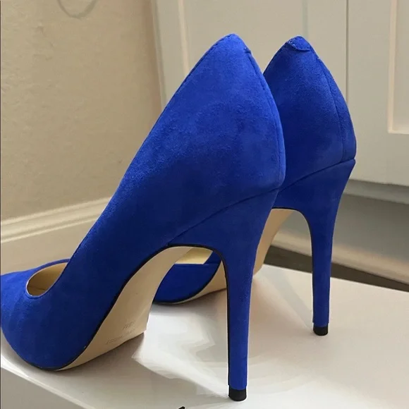Nine West Cobalt Blue Pointed-Toe Stiletto Pumps - Picture 5 of 9